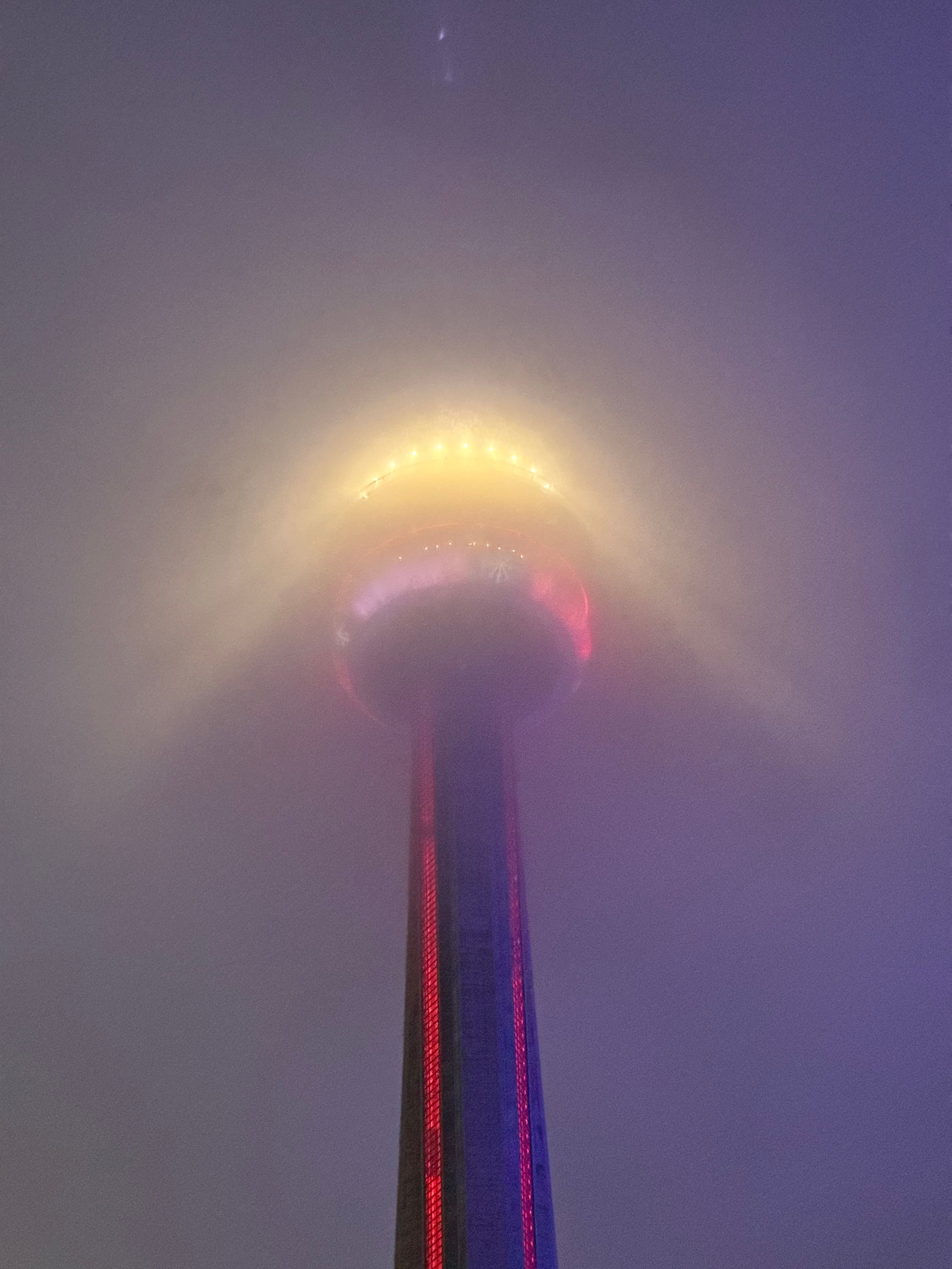 CN Tower at night